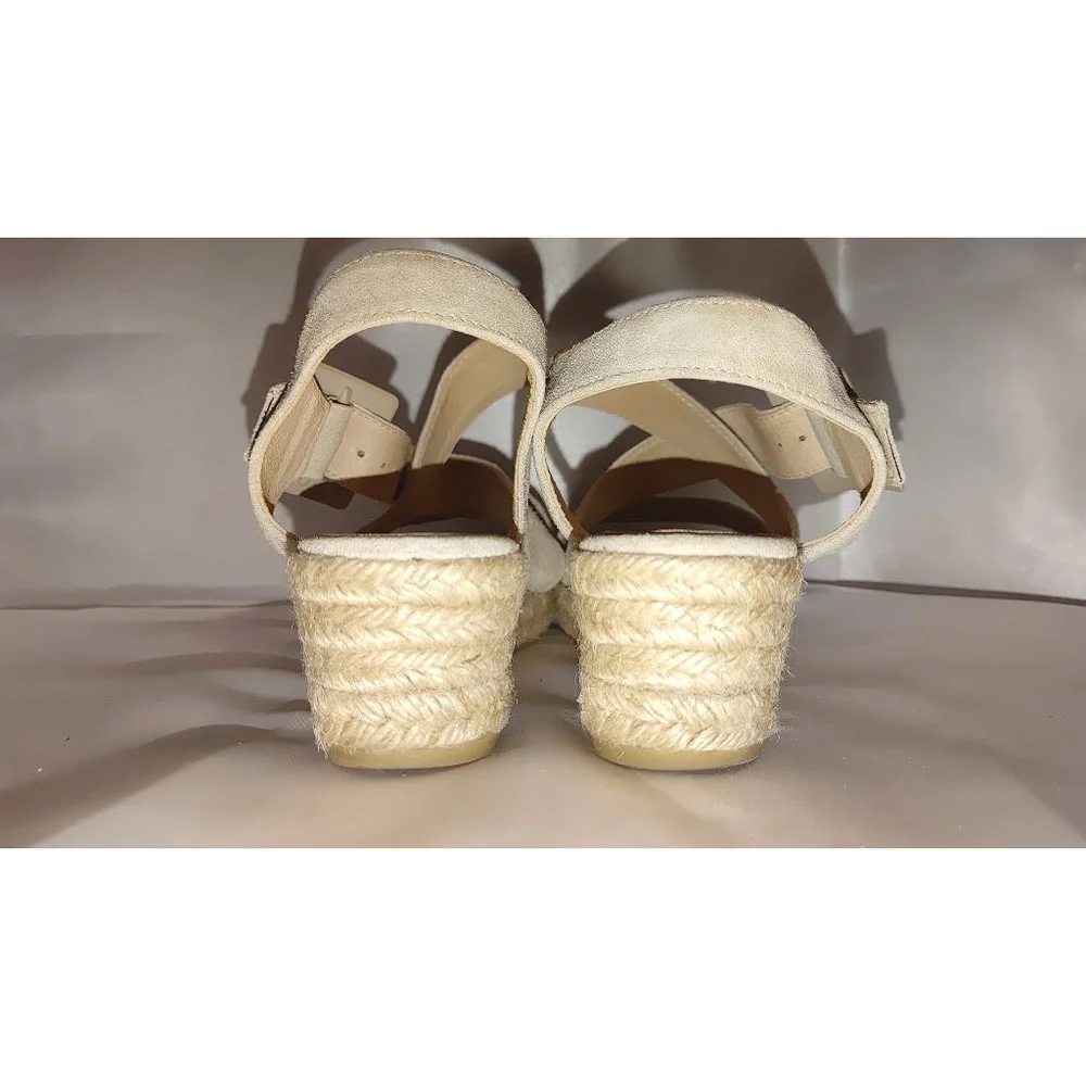 Eric Michael Lago Suede Sandals Size 8